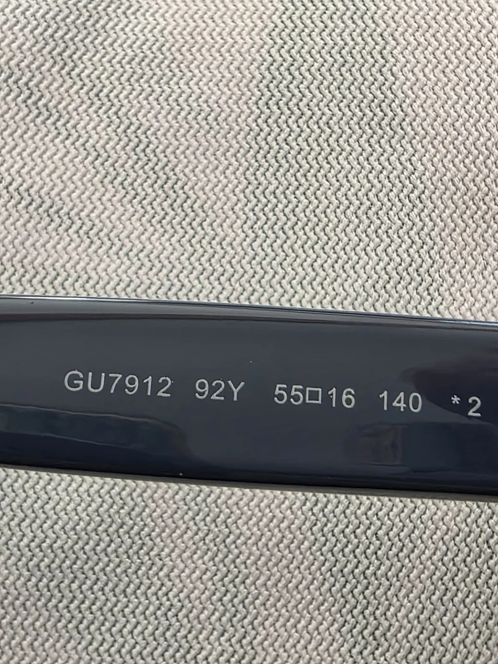 New Guess GU7912 Pink Navy Blue Gold Logo Sunglasses 55mm